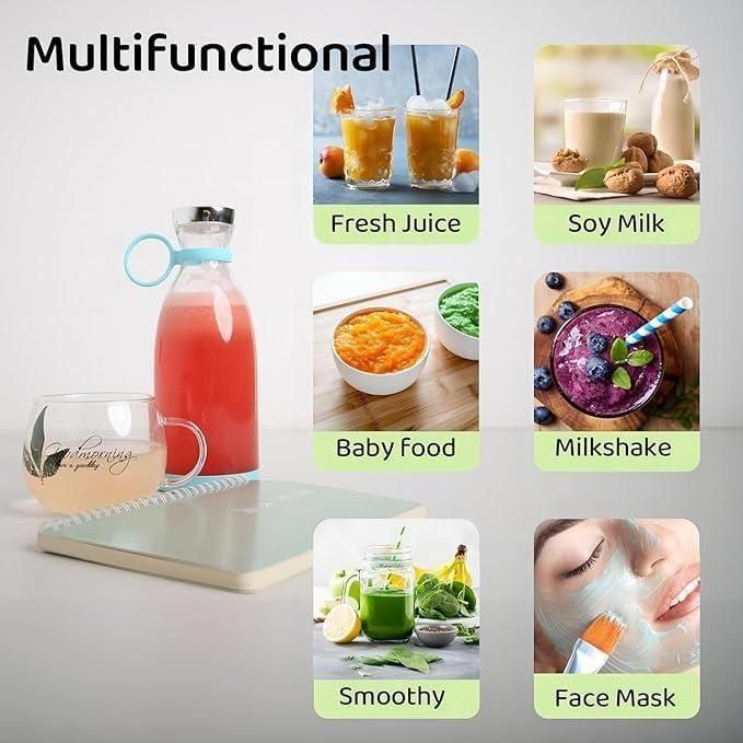 Portable Mini Juice Blender Stay Refreshed, Anytime, Anywhere!